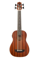 Kala Wanderer Acoustic Electric UBass Satin Mahogany with Bag